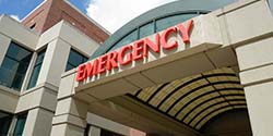 Emergency room for severe dental emergencies