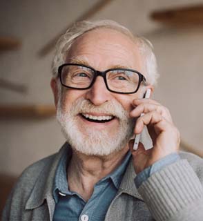 man calling a dentist in Edmond