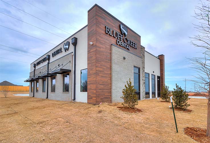 Front of Edmond dental office building