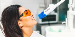 Woman having a Zoom! Whitening treatment