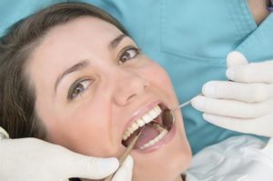 Relaxed patient receiving a CEREC dental crown